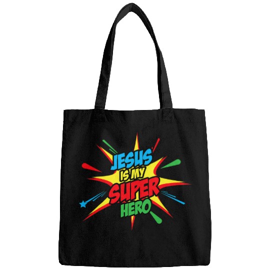 Jesus Is My Superhero Fun Powerful Christian Comic Book Bags