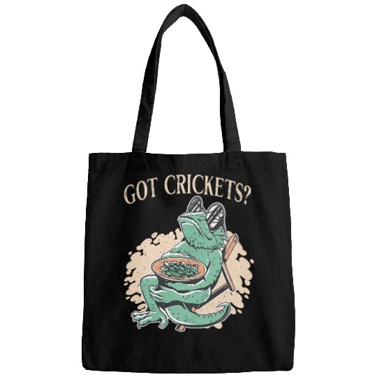 Got Crickets Bearded Dragon Lover Reptile Lizard Lover Bags