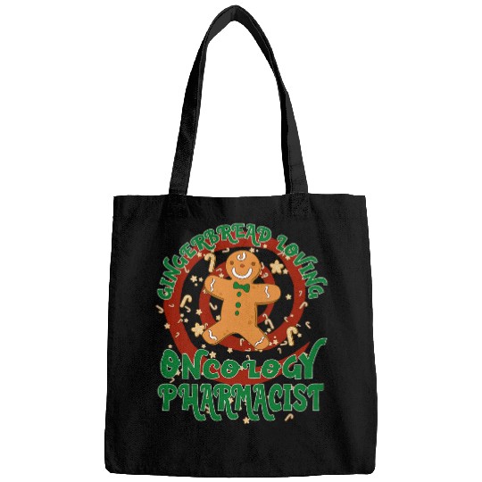 Oncology Pharmacist Job Gingerbread Funny Xmas Bags