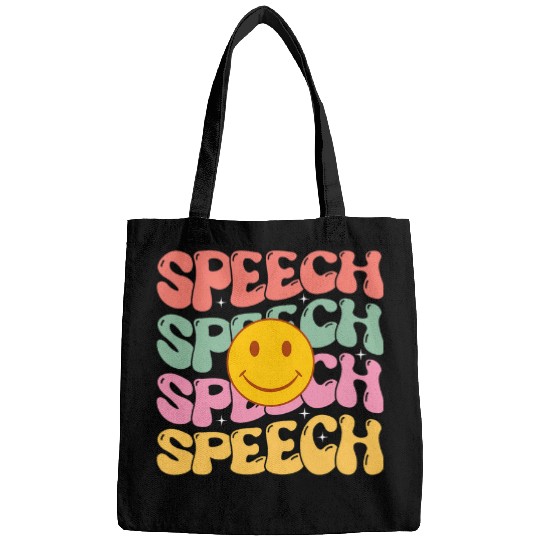 Speech Therapy Speech Language Pathologist Therapist groovy 2 Bags