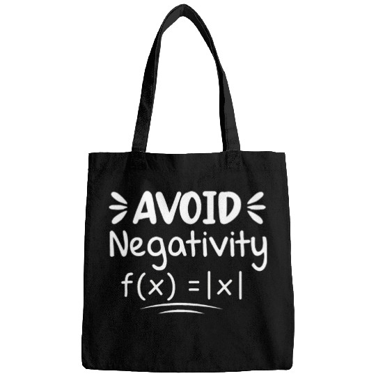 Math Teacher Avoid Negativity Teacher Life Bags