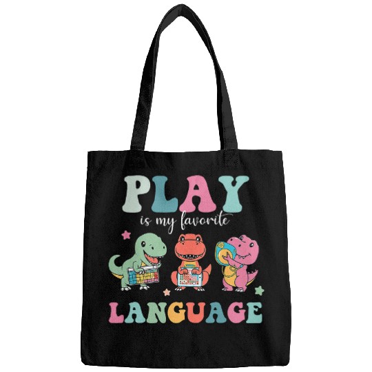 Speech Therapy Speech Language Pathologist SLP Dinosaur Bags
