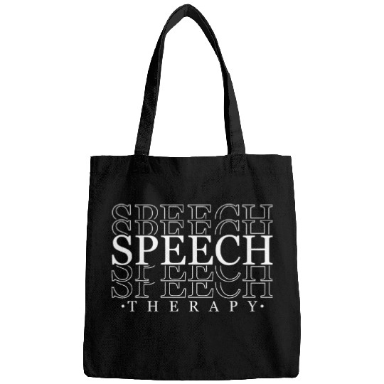 Speech Therapy Funny Speech Language Pathologist Therapist Bags