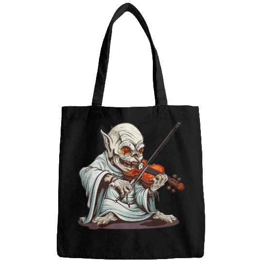 Pope Lick Monster Playing The Violin Bags