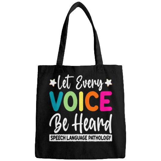 Speech Therapy Team SLP Therapist Speech Language Pathology Bags