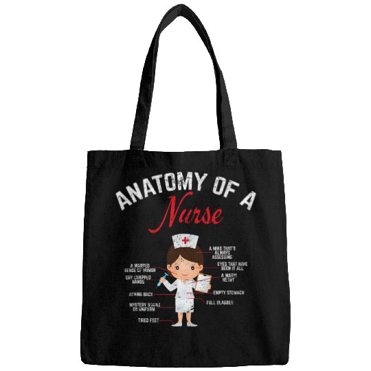 nurses Anatomy Of A nurses Funny nurses Nursing Student School Bags