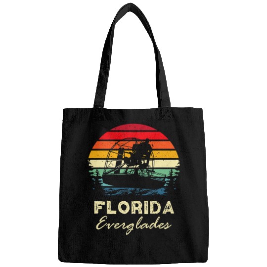 Florida Everglades National Park Airboat Swamp Fan Air Boat Bags