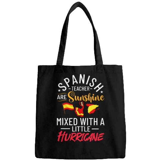 Spanish Teacher Spain Flag Language Lesson Student 2 Bags