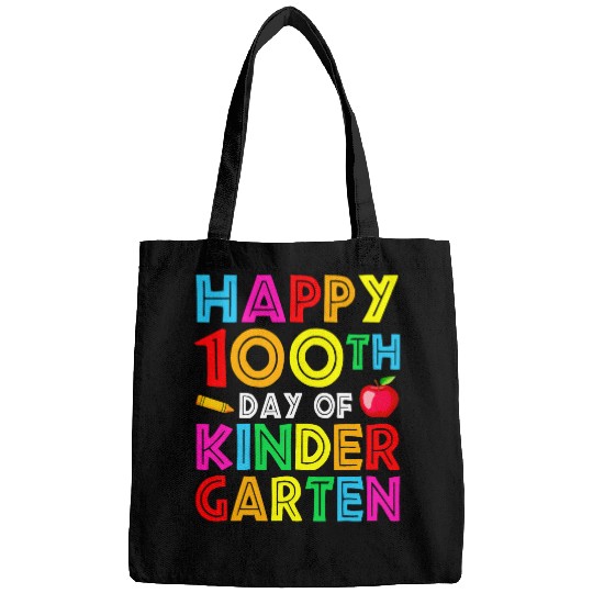 Happy 100th Day of Kindergarten Teacher or Student 7 Bags