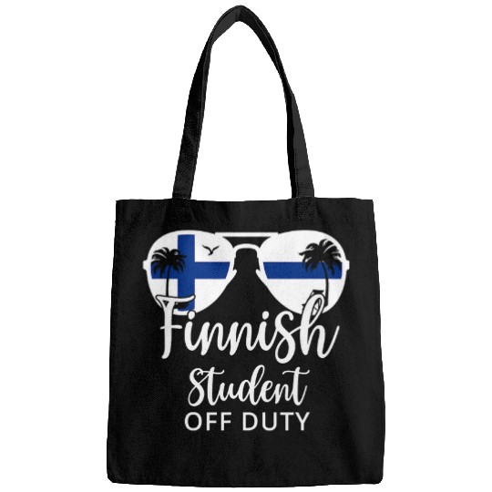 Finnish Student Off Duty College Summer Vacation Finland Bags