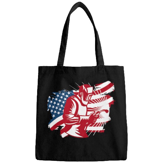USA Memorial Day Patriotic Welder Bags