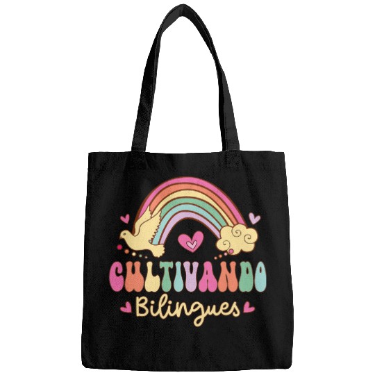 Ser bilingue es un superpoder Spanish Teacher Dual Languages 1 Bags