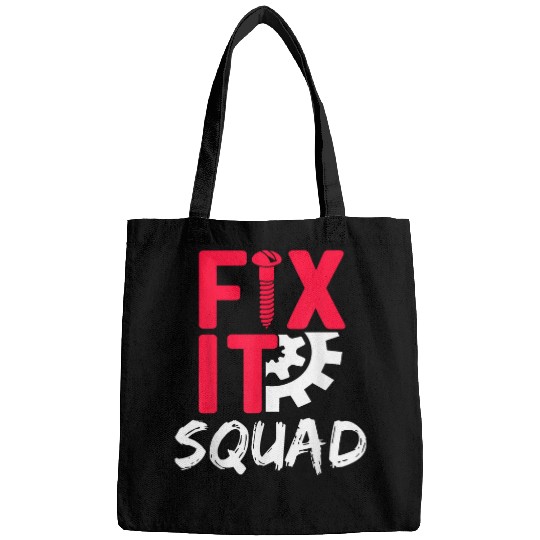 Fix It Squad Craftsmen Repair Fixing Repairman Handyman Bags