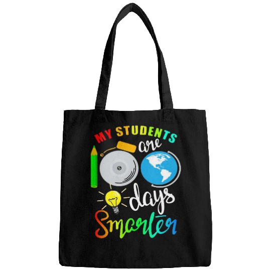 Happy 100th Day of School Kindergarten Teacher Studen 1 Bags