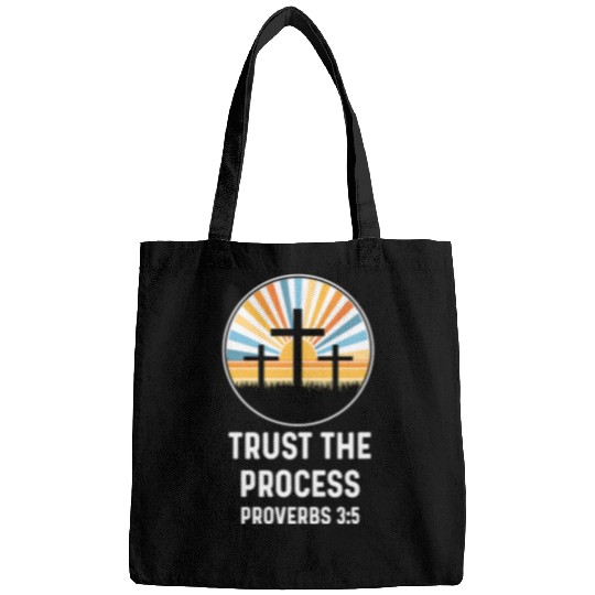 Proverbs 35 3 5 God Jesus Religious Quote Trust The Process 2 Bags
