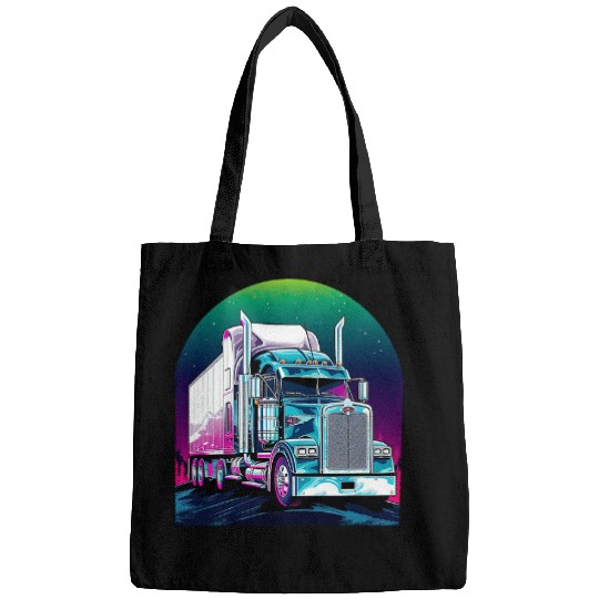 Trucker American Flag Big Rig SemiTrailer Truck Driver 13 Bags