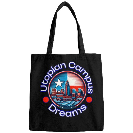 Utopian Campus School Student Teacher Dreams Retro Education Bags