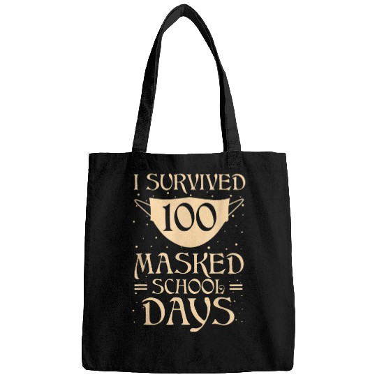 I Survived 100 Masked School Days For Teacher And Student Bags