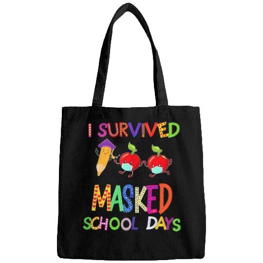 I Survived 100 Masked School Days Student Teacher 8 Bags