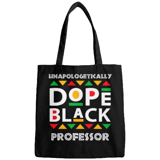 Unapologetically dope black Professor African American Afro Bags