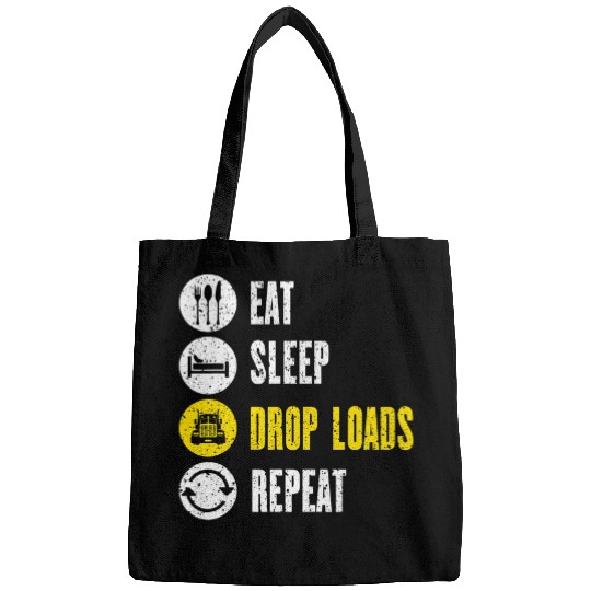 Semi Truck Driver 18 Wheeler Trucking Funny Trucker Gift Bags