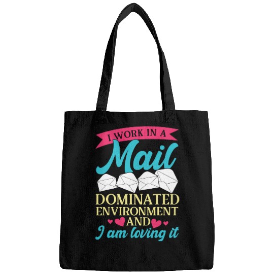 I work in a mail dominated environment mail lady postal Bags