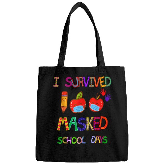 I Survived 100 Masked School Days Student Teacher Gift 8 Bags