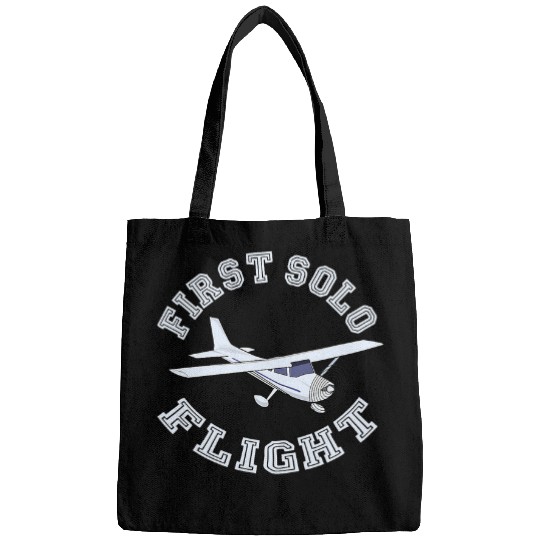 First Solo flight a new pilot is born Bags