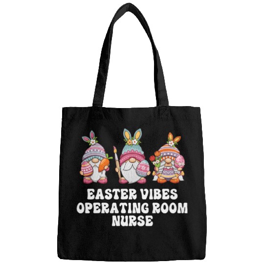 Operating Room nurses Gnomes Easter Vibes Bags