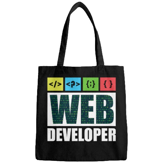 Web Developer Coding Ninja Programmer HTML CSS JavaScript Bags