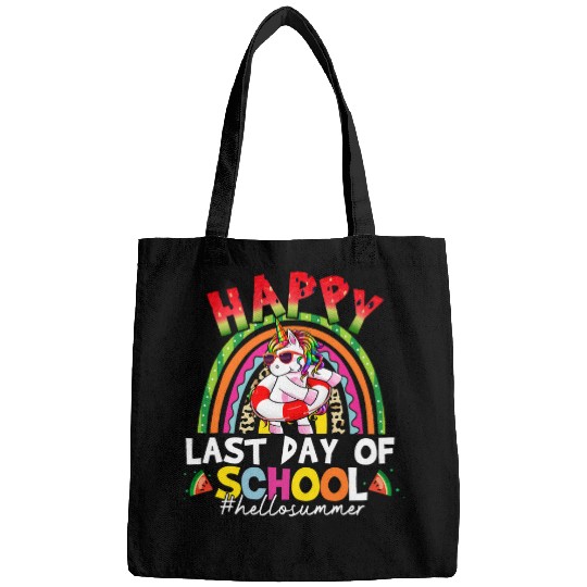Unicorns Flossing Watermelon Pool Teacher Student Kids Summer Bags