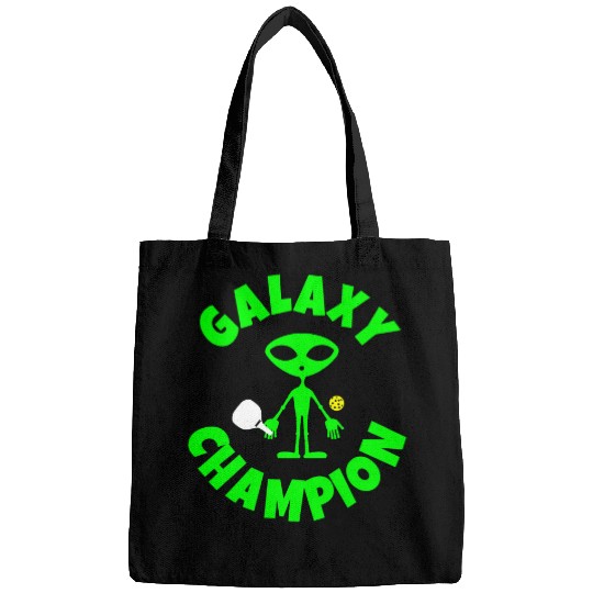 Funny Alien Pickleball Player Bags