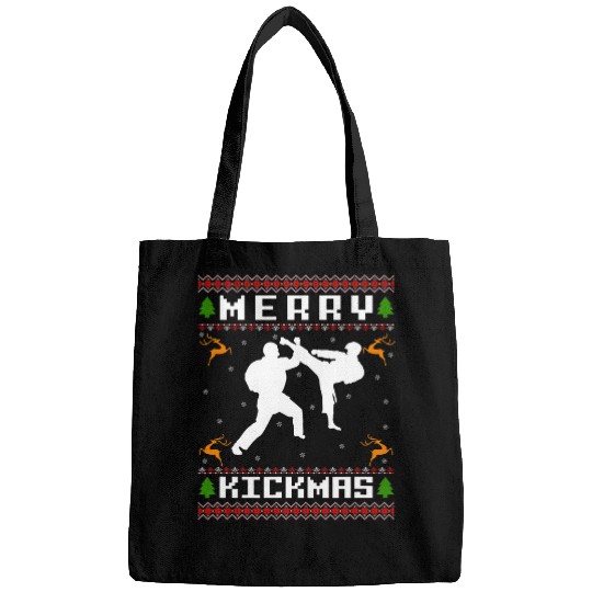 Ugly Christmas Sweater Patterns Pixel Graphics For Karate Bags