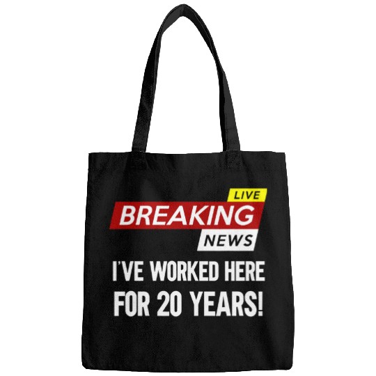 Worker work anniversary appreciation worked here for 20 Bags