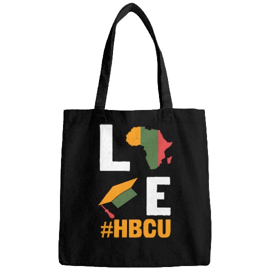 Love HBCU University Black College Student Apparel Bags