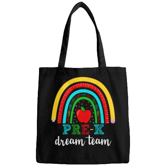 Prek Dream Team Teacher Student Retro Back To School Bags