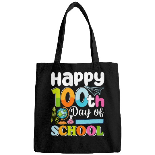 Happy 100th Day Student Cute Kids 100 Days Of School Bags