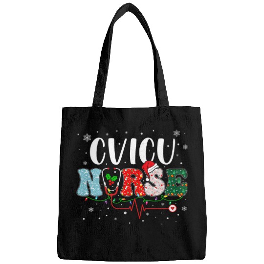 Love CVICU nurses Life Snowman Christmas nurses xmass Pajamas Bags
