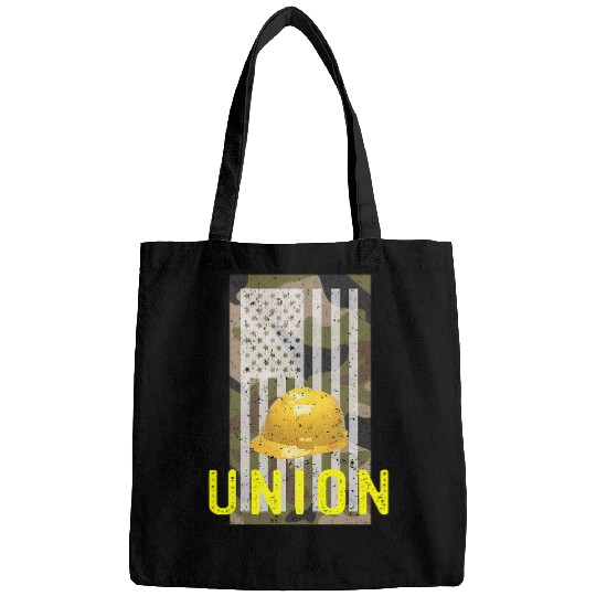 Camouflage Patriotic Union Laborer Worker Iron Hard Hat Bags