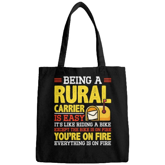 Rural Carriers Postal Worker Funny Mailman Mail Lady Novelty 1 Bags