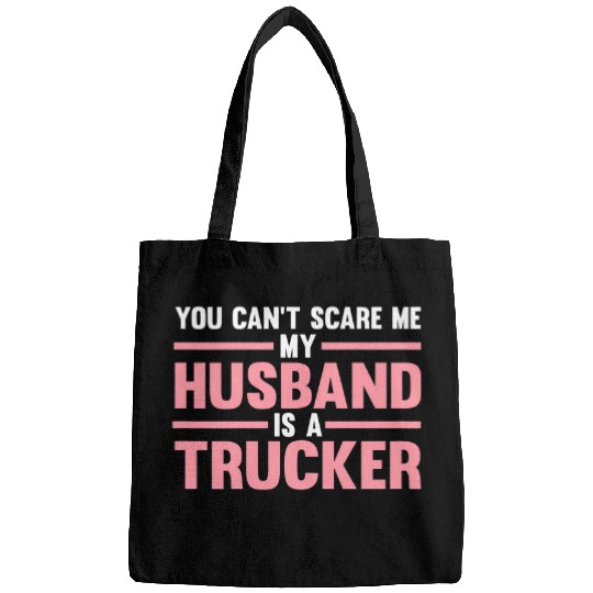Womens My husband is a Trucker Truckers Wife Bags