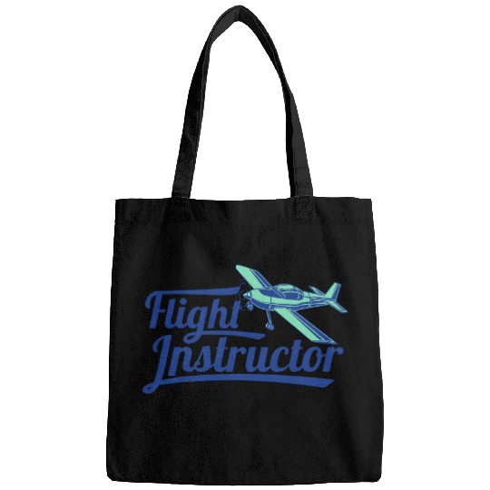 Flight Instructor Pilot Trainer CFI Aviation Enthusiasts Bags