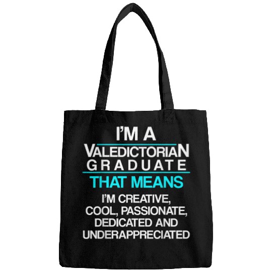 Valedictorian Graduate Class Creative Funny Graduation Bags