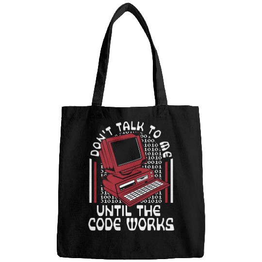 Until The Code Works software engineer Coder programmer Bags