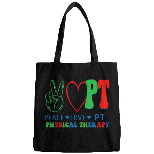 Peace Love pt Physical Therapy Sekelton Massage Therapy Bags