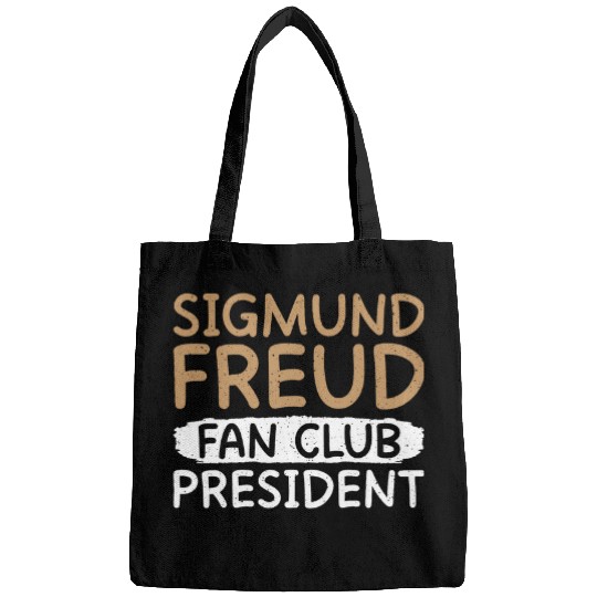 Sigmund Freud Fan Club President Therapist Bags