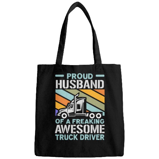 Trucker Husband Truck Driver Trucker Vehicle Transport Bags