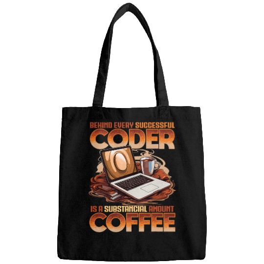 Funny Computer Programmer Every Coder Has Substantial Coffee Bags