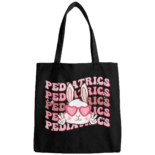 Groovy Pediatrics Bunny Easter PEDS nurses Crew Easter Day Bags