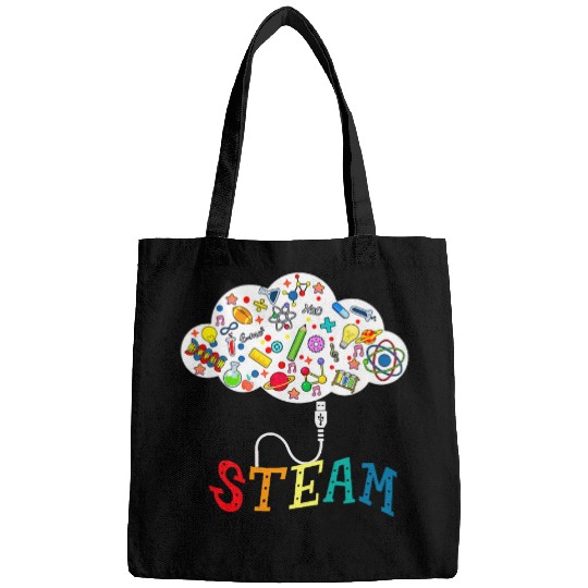 steam teacher and student back to school stem Bags